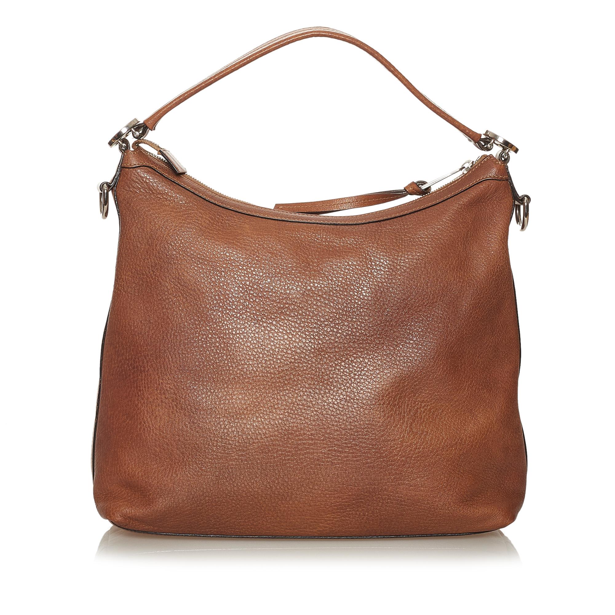 Gucci Miss Gucci Leather Satchel (SHG-28637)