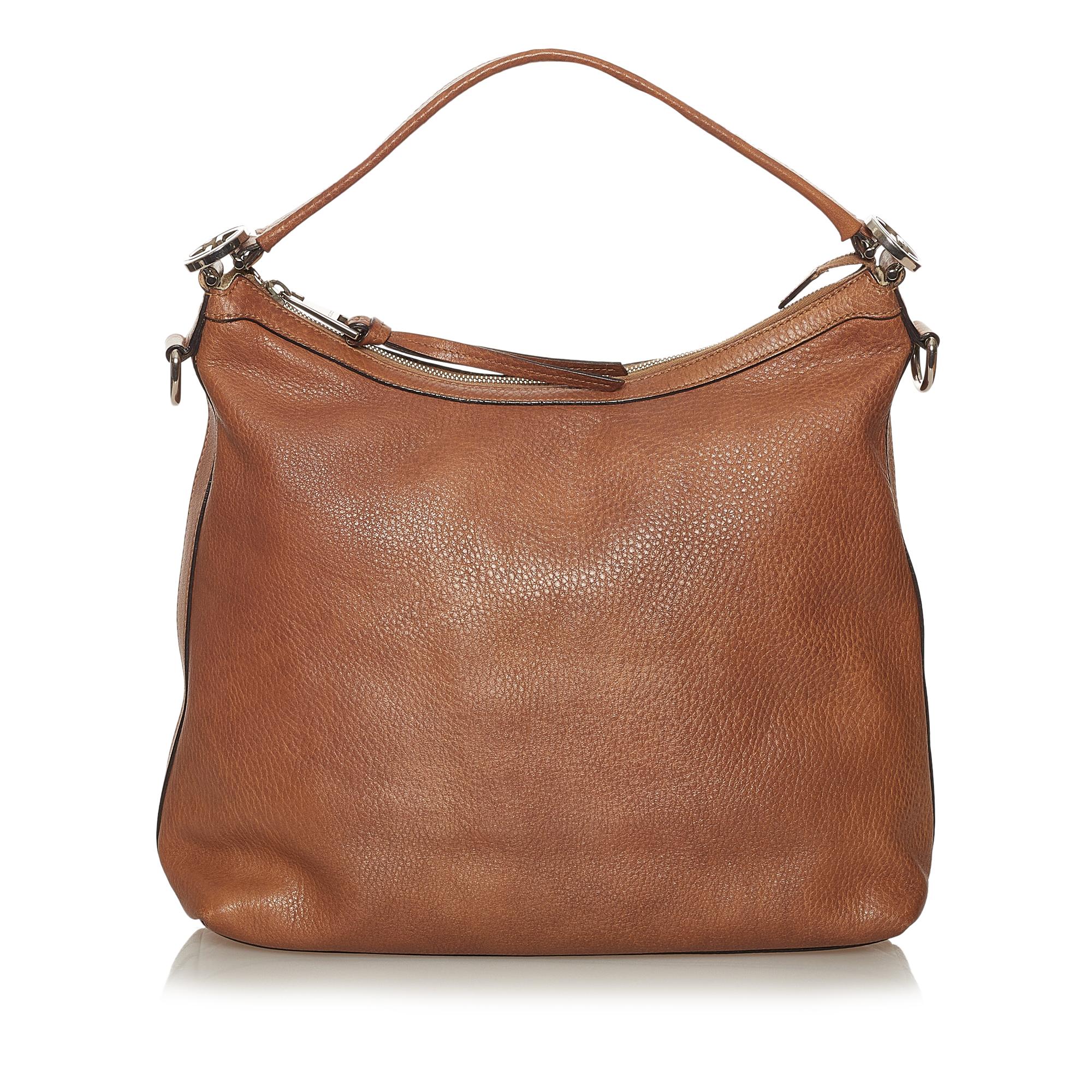 Gucci Miss Gucci Leather Satchel (SHG-28637)