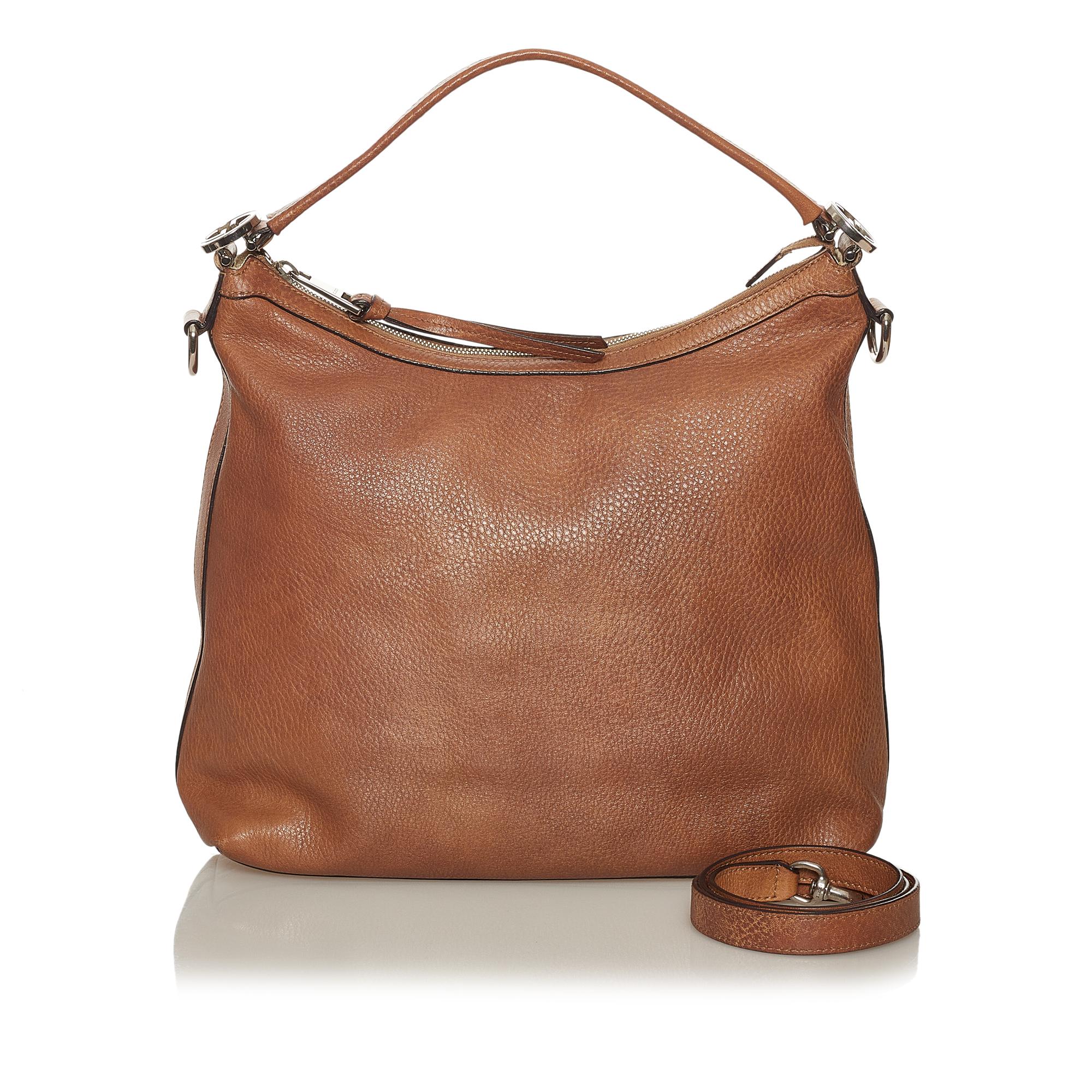 Gucci Miss Gucci Leather Satchel (SHG-28637)