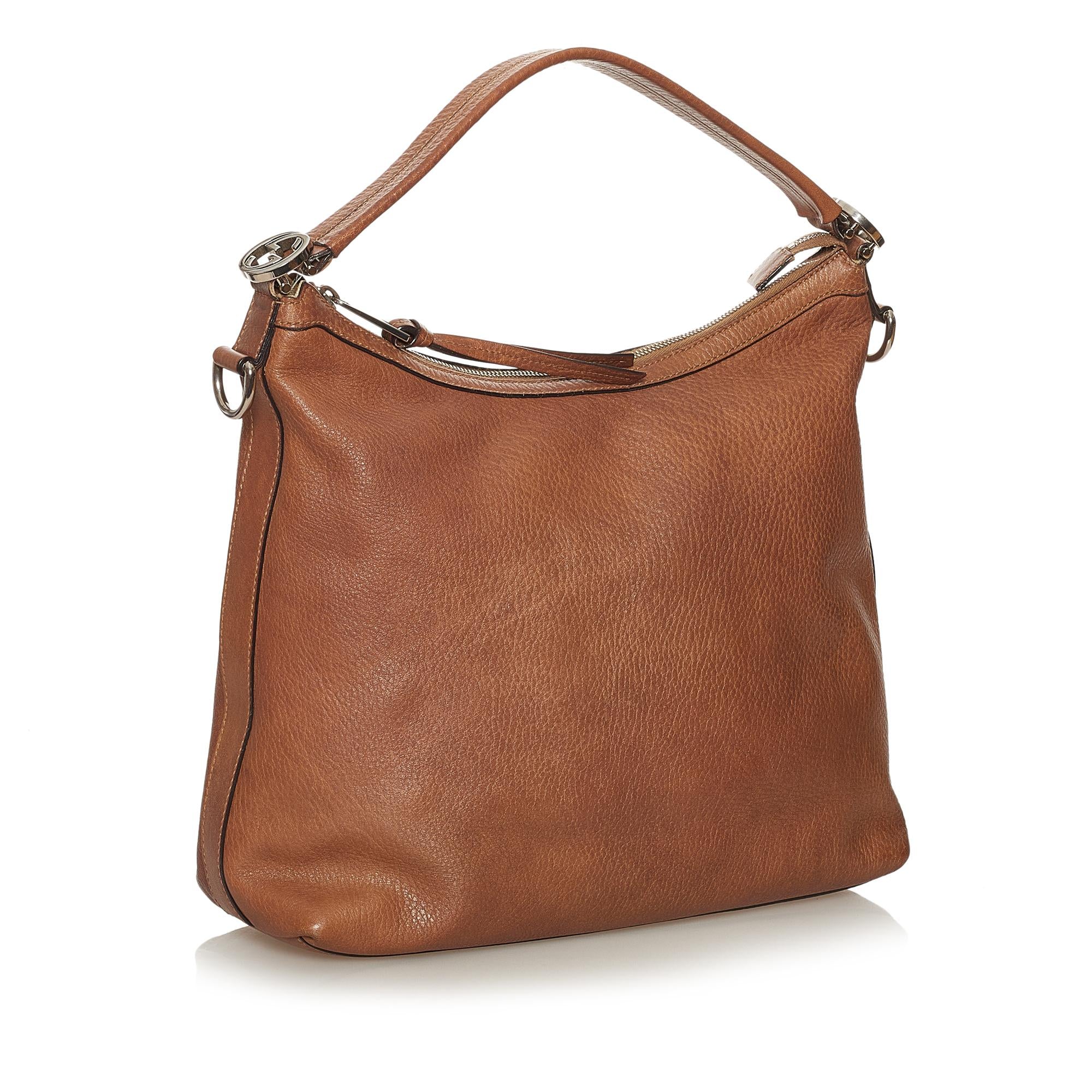 Gucci Miss Gucci Leather Satchel (SHG-28637)