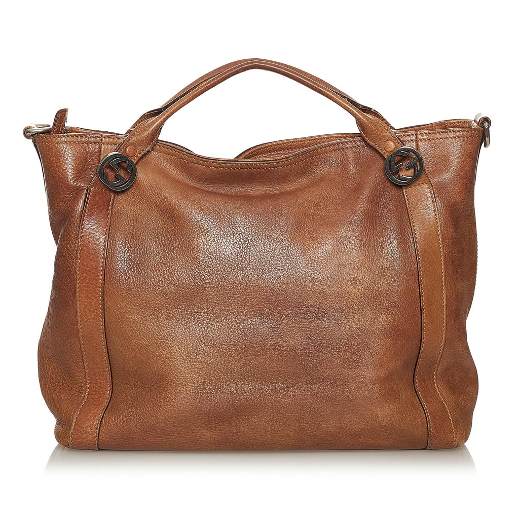 Gucci Miss Gucci Leather Satchel (SHG-28840)