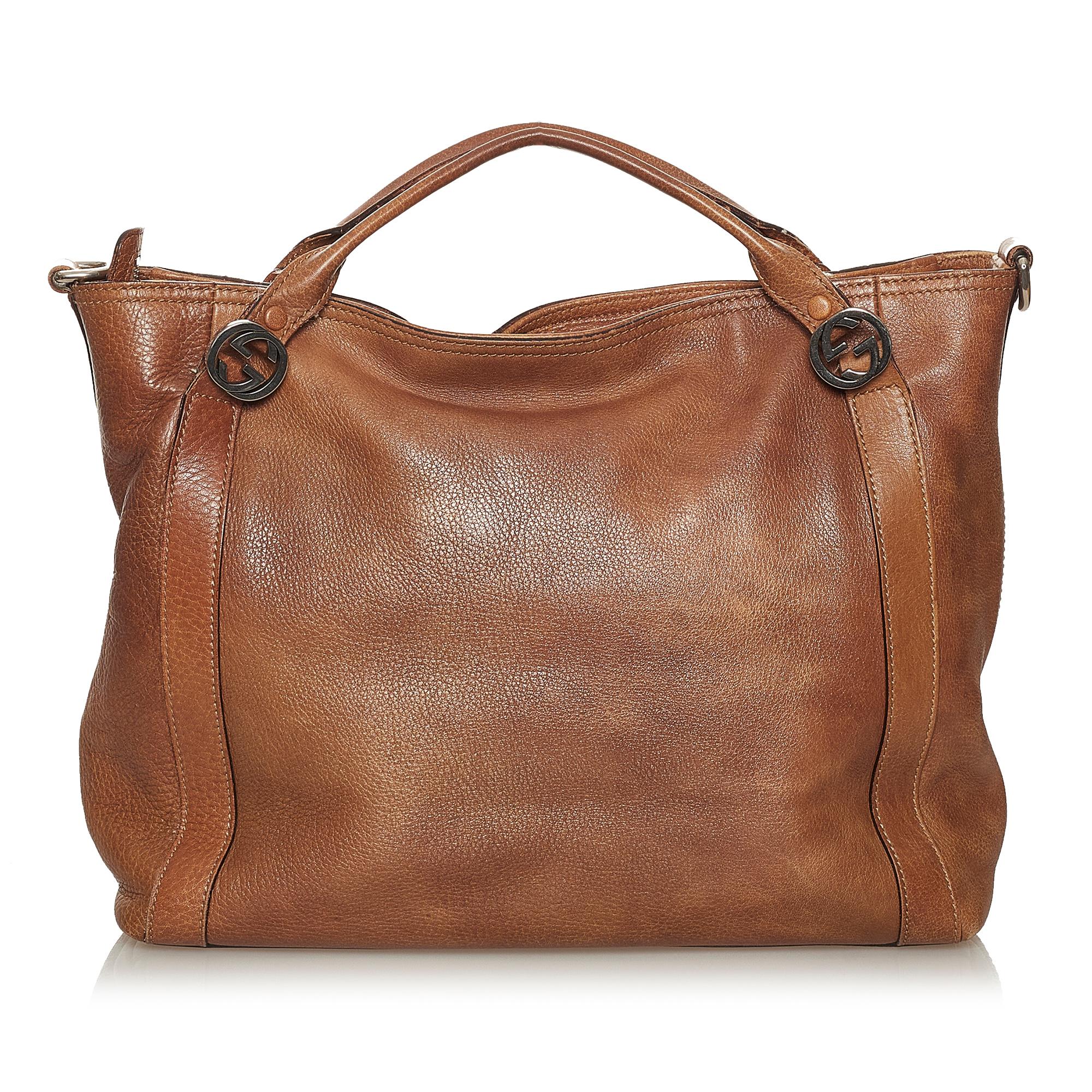 Gucci Miss Gucci Leather Satchel (SHG-28840)