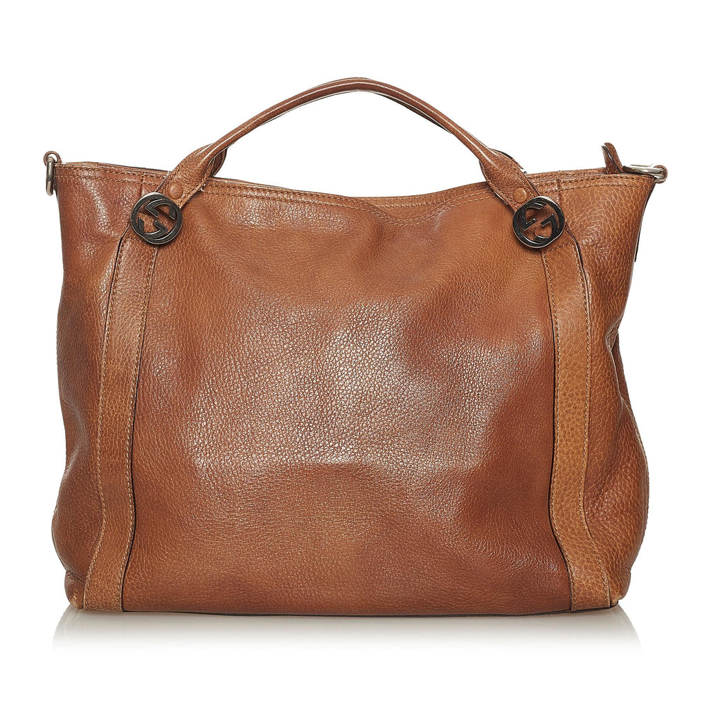 Gucci Miss Gucci Leather Satchel (SHG-28840)