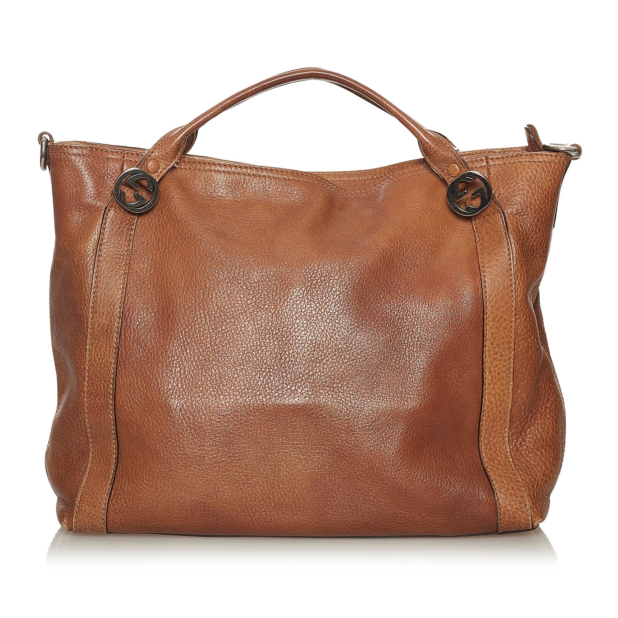 Gucci Miss Gucci Leather Satchel (SHG-28840)