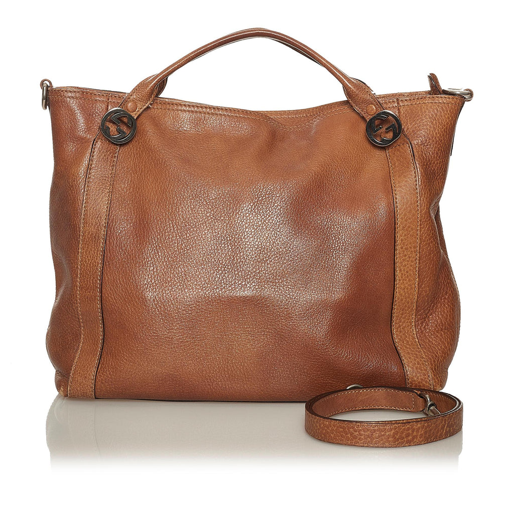 Gucci Miss Gucci Leather Satchel (SHG-28840)
