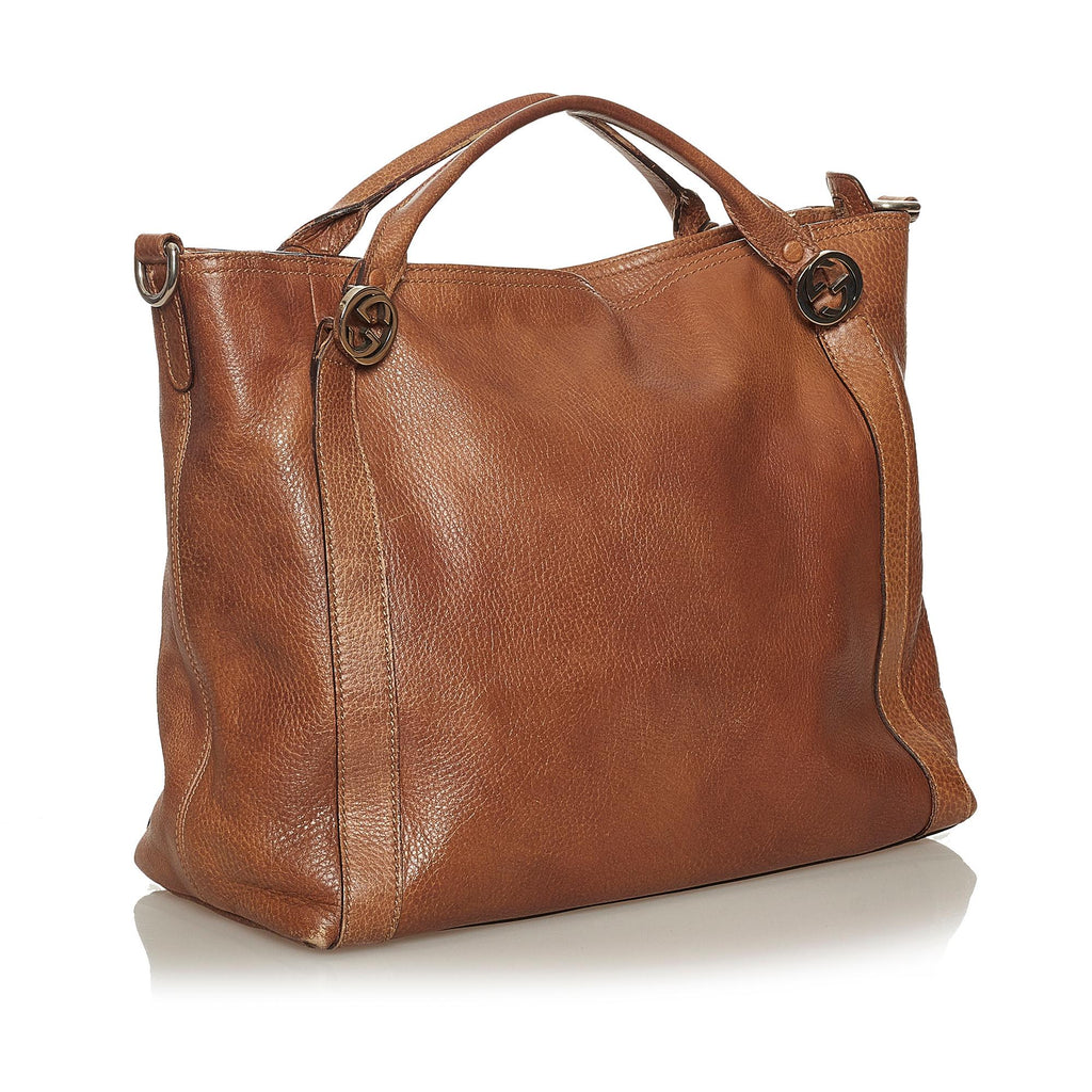 Gucci Miss Gucci Leather Satchel (SHG-28840)