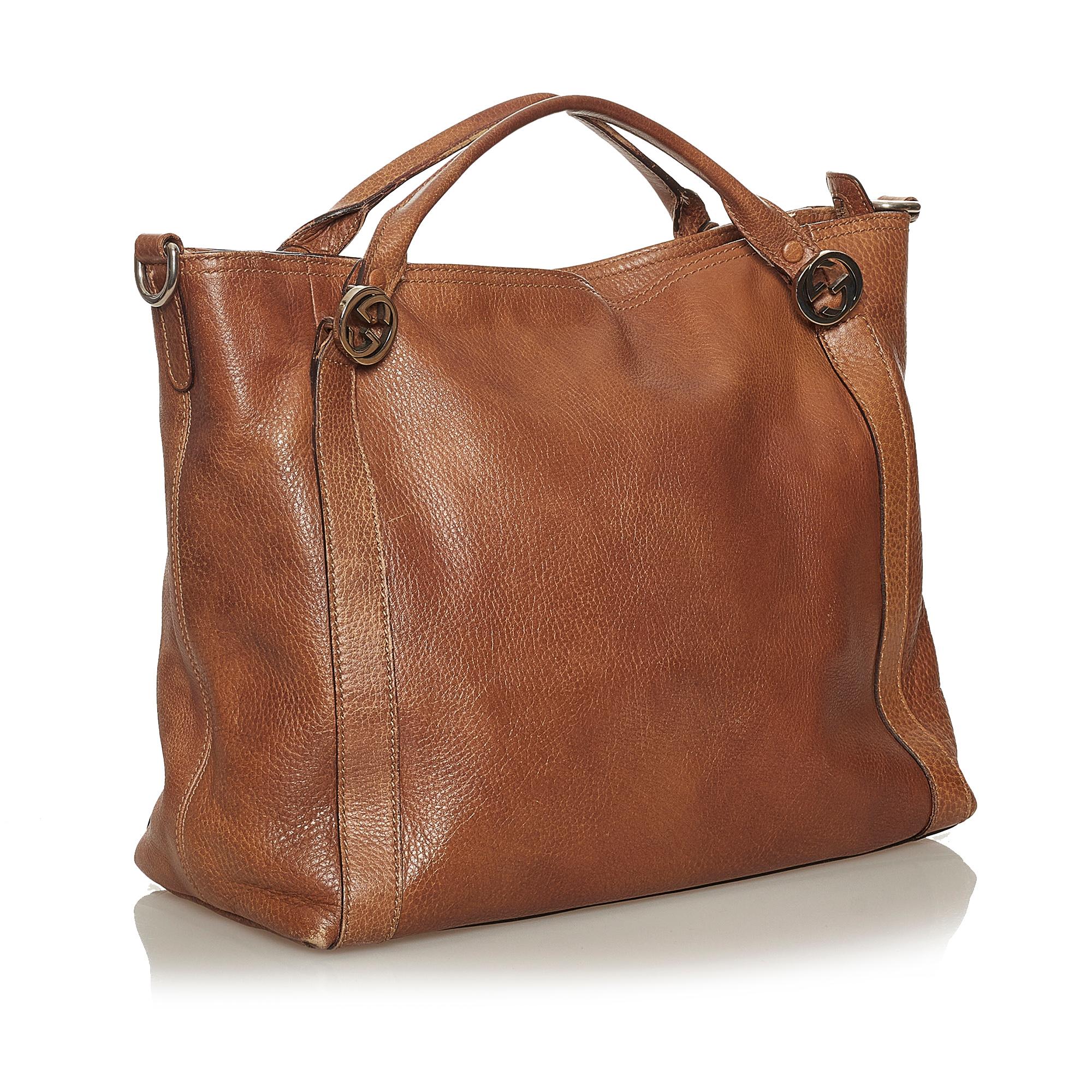 Gucci Miss Gucci Leather Satchel (SHG-28840)