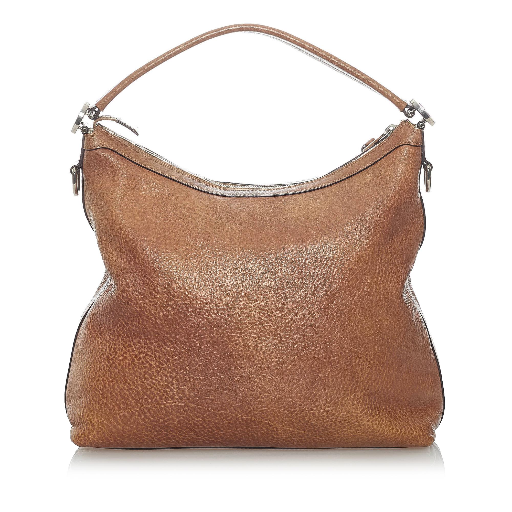 Gucci Miss Gucci Leather Satchel (SHG-32925)