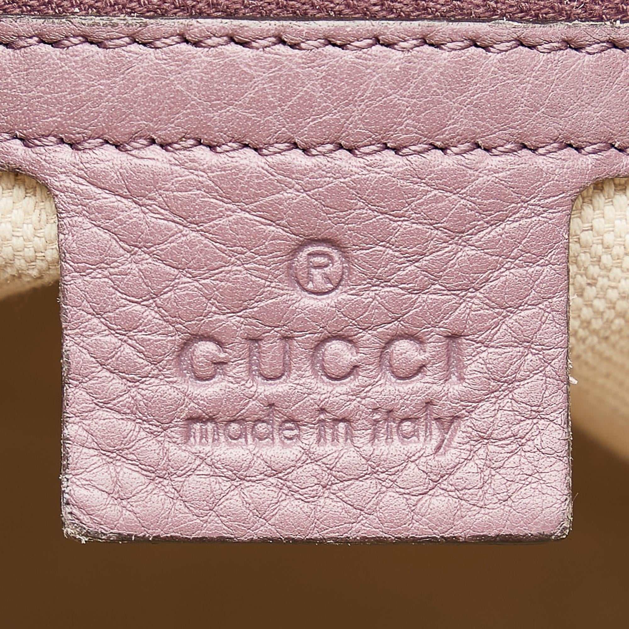 Gucci Miss GG Leather Satchel (SHG-34320)