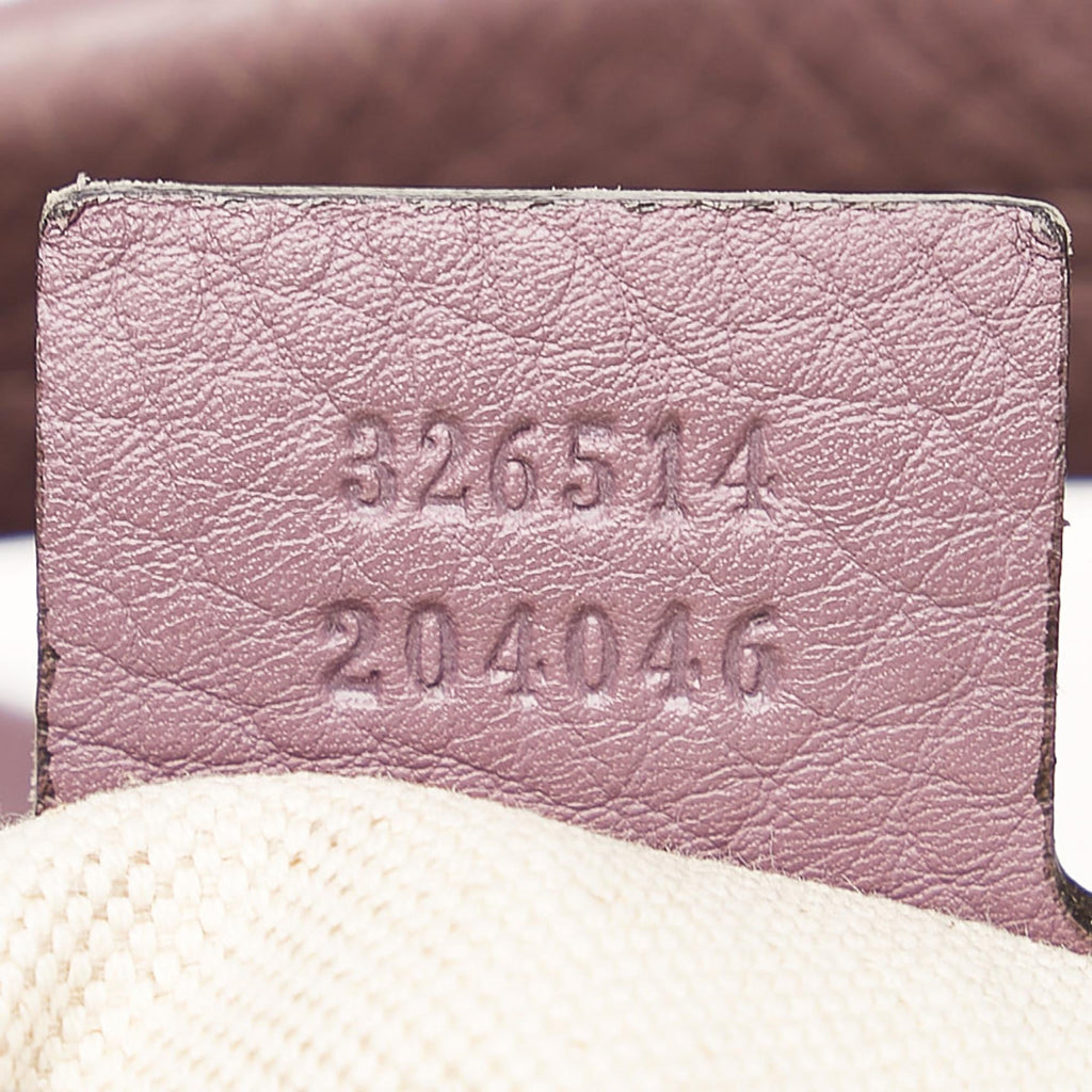 Gucci Miss GG Leather Satchel (SHG-34320)