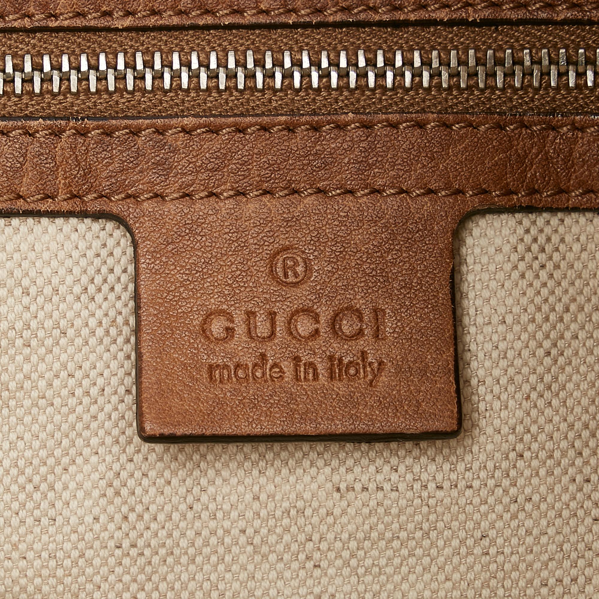 Gucci Miss GG Leather Satchel (SHG-37194)