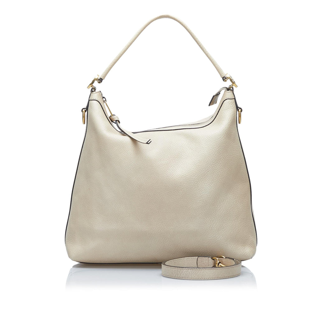 Gucci Miss GG Leather Satchel (SHG-UFJkBD)