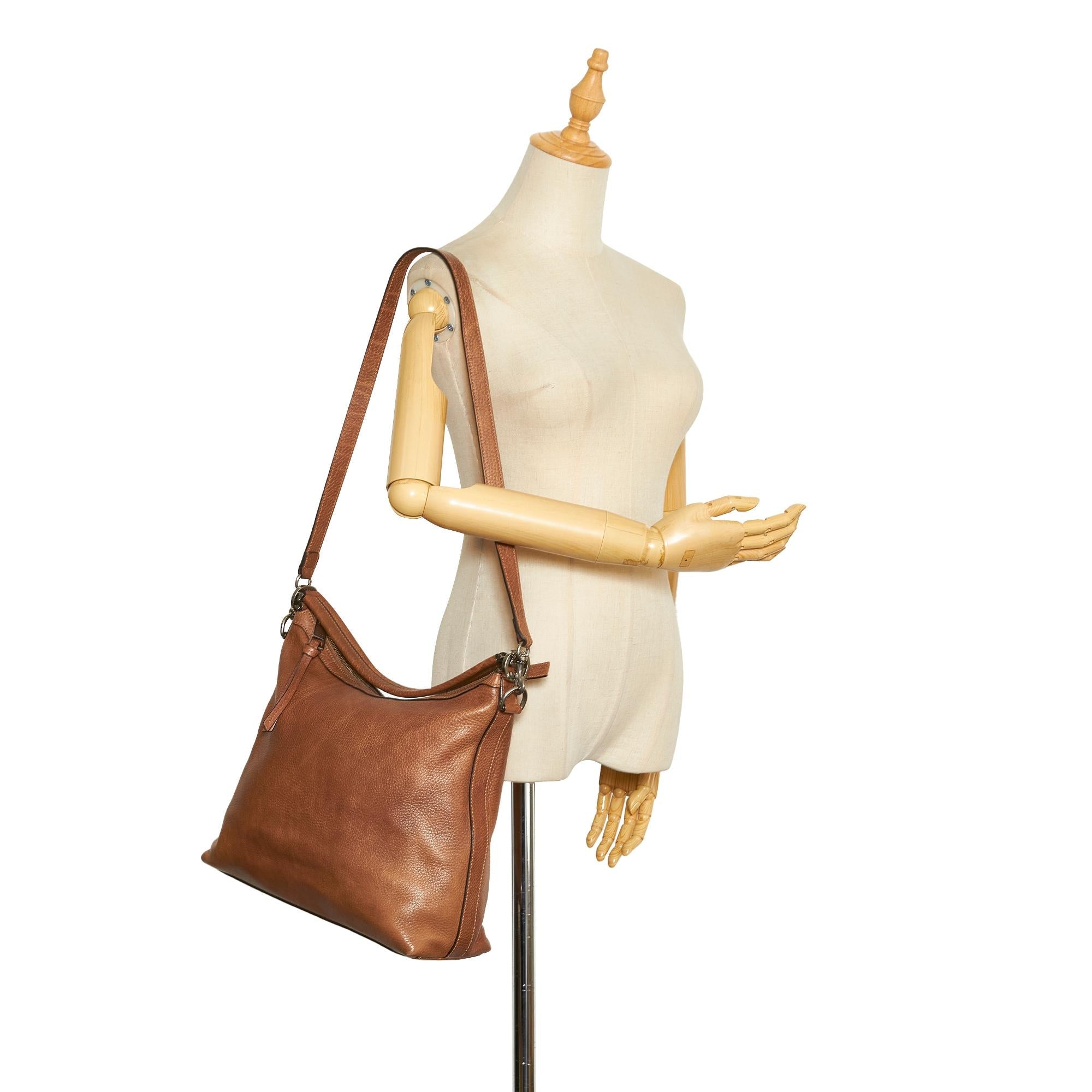 Gucci Miss GG Leather Satchel (SHG-7ayd0Q)