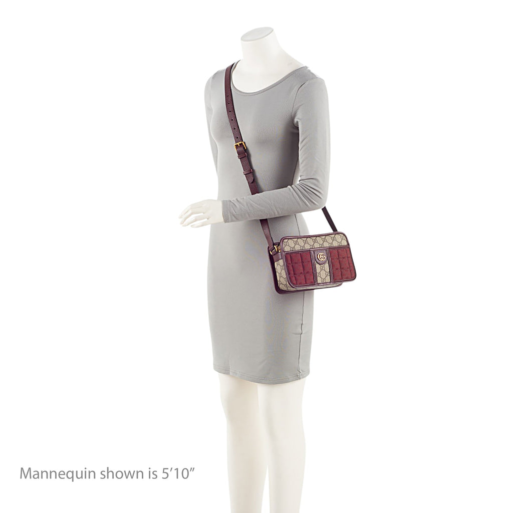 Gucci Mixed MIni GG Canvas Quilted Mini Shoulder Bag