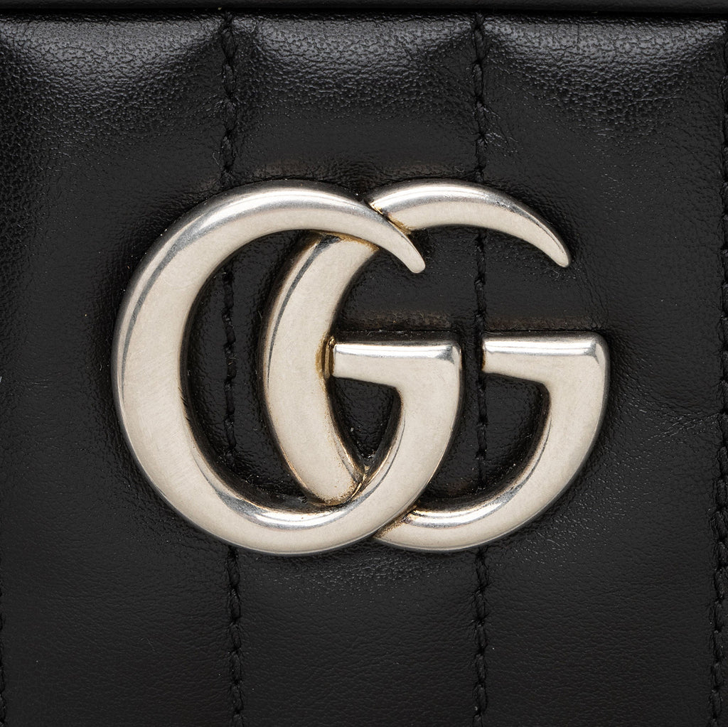 Gucci Mixed Matelasse Leather GG Marmont Aria Mini Chain Bag