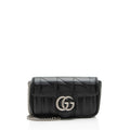 Gucci Mixed Matelasse Leather GG Marmont Aria Mini Flap Bag