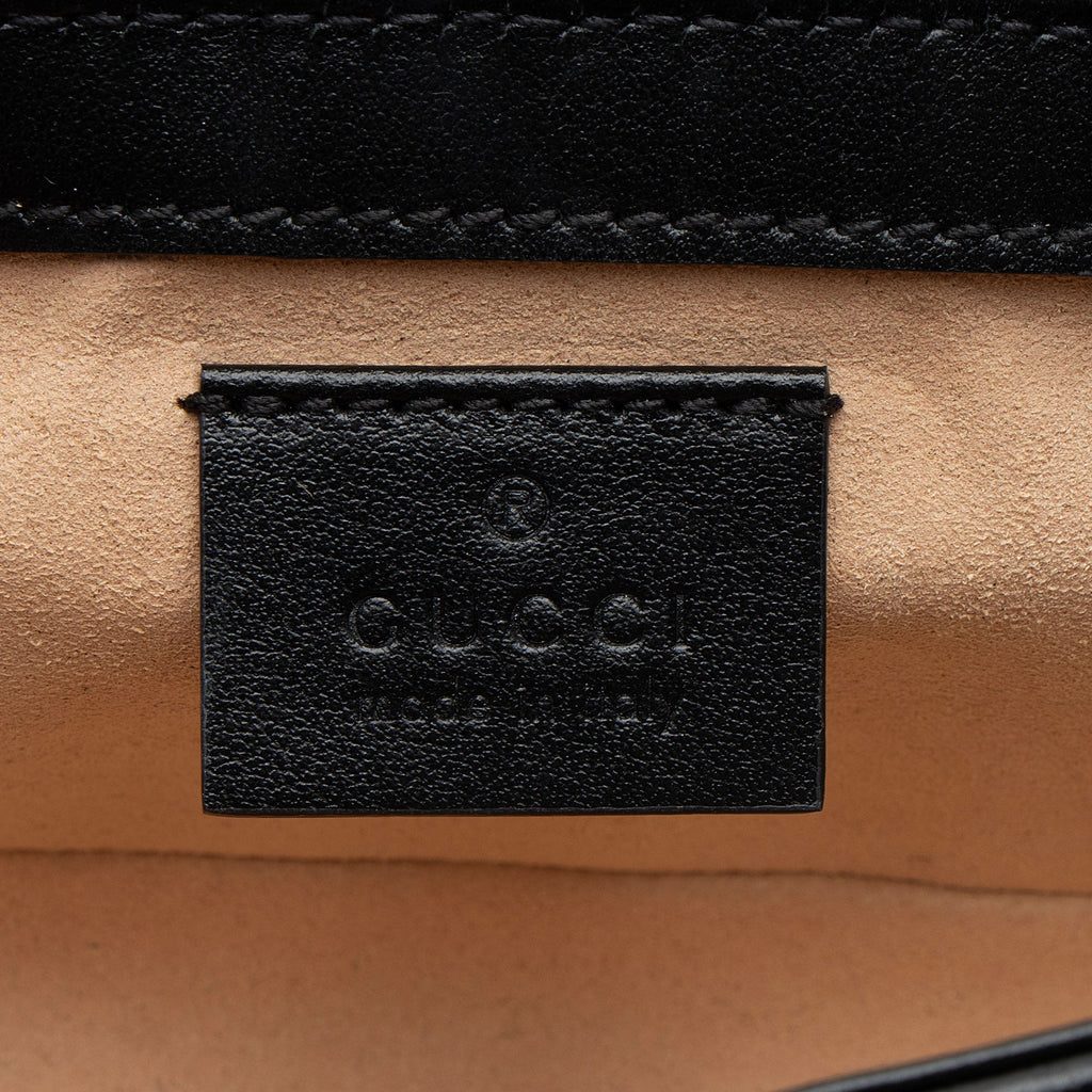 Gucci Mixed Matelasse Leather GG Marmont Aria Mini Flap Bag