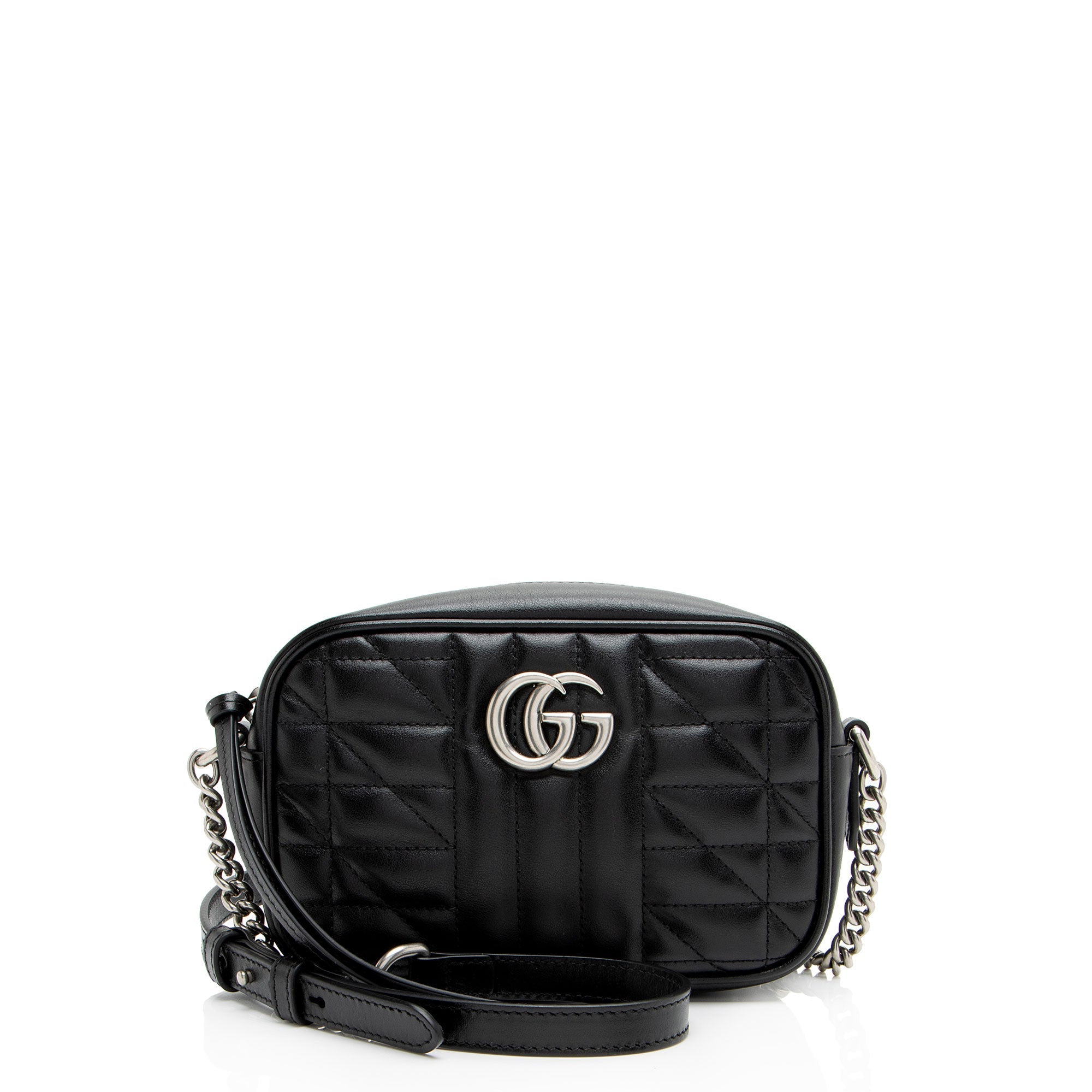 Gucci Mixed Matelasse Leather GG Marmont Aria Mini Camera Bag
