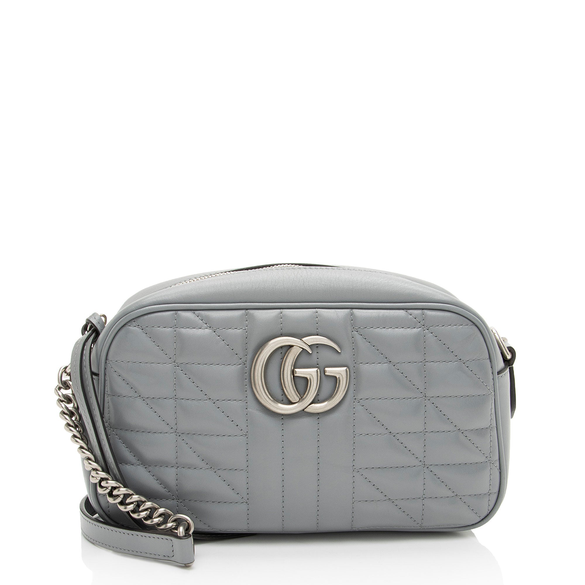 Gucci Mixed Matelasse Leather GG Marmont Aria Small Camera Bag