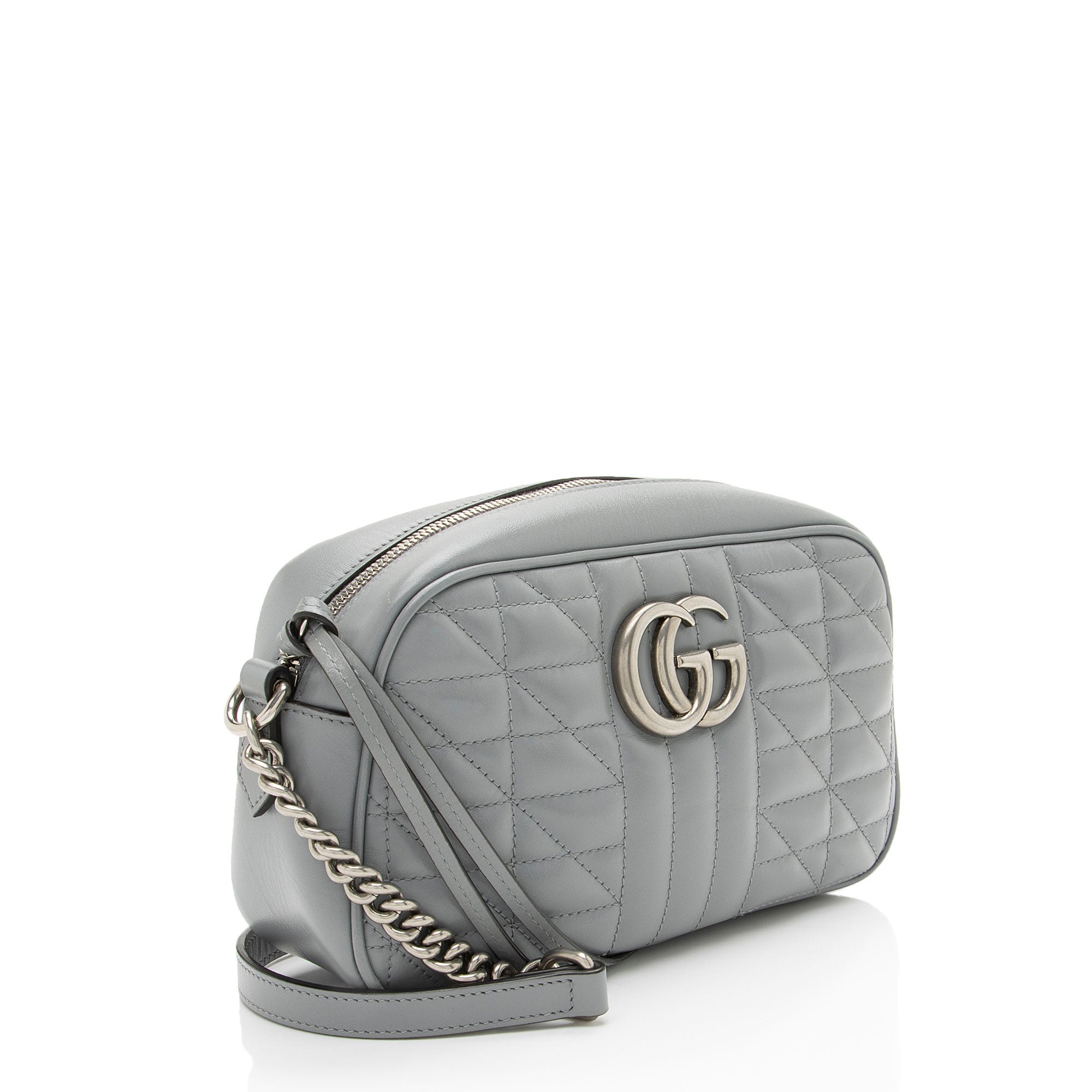 Gucci Mixed Matelasse Leather GG Marmont Aria Small Camera Bag