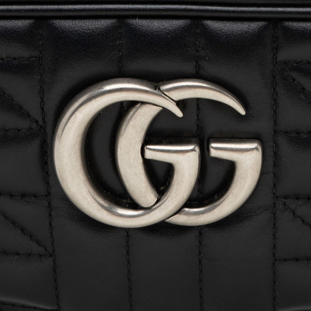Gucci Mixed Matelasse Leather GG Marmont Aria Small Shoulder Bag (SHF-9Mi1xp)