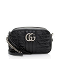 Gucci Mixed Matelasse Leather GG Marmont Aria Small Shoulder Bag (SHF-9Mi1xp)