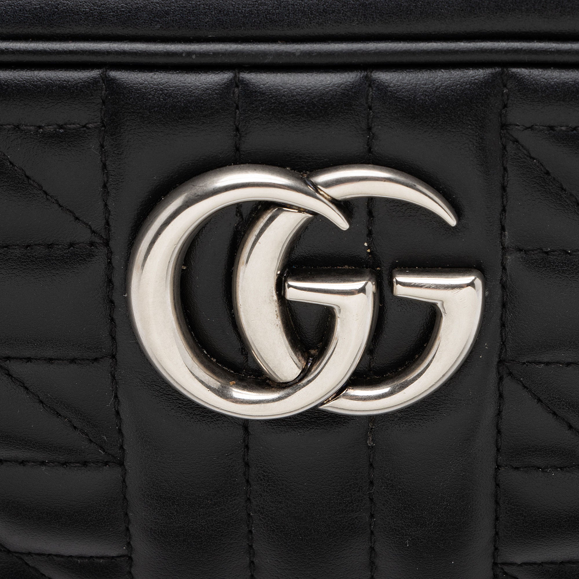 Gucci Mixed Matelasse Leather GG Marmont Aria Small Shoulder Bag