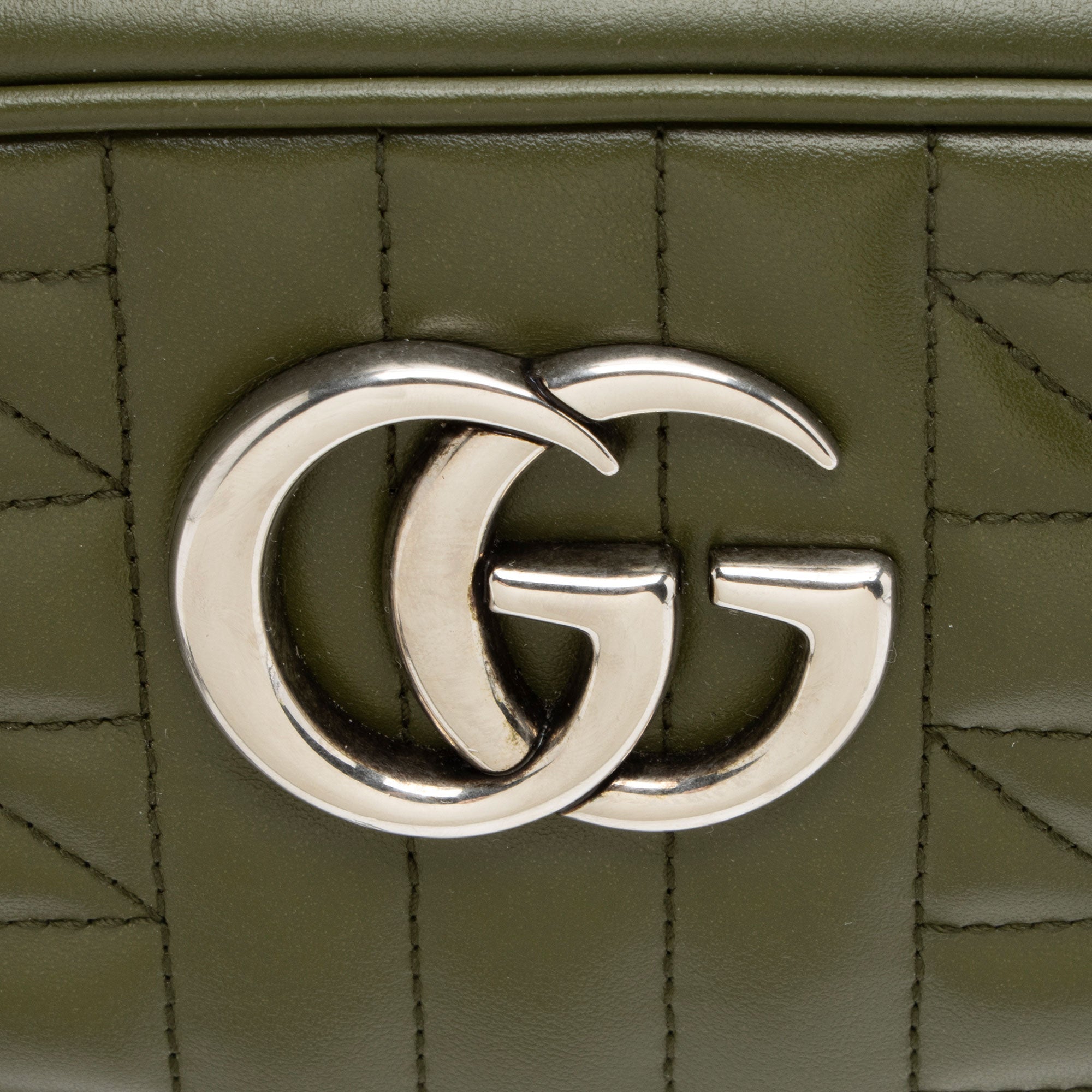 Gucci Mixed Matelasse Leather GG Marmont Aria Small Shoulder Bag