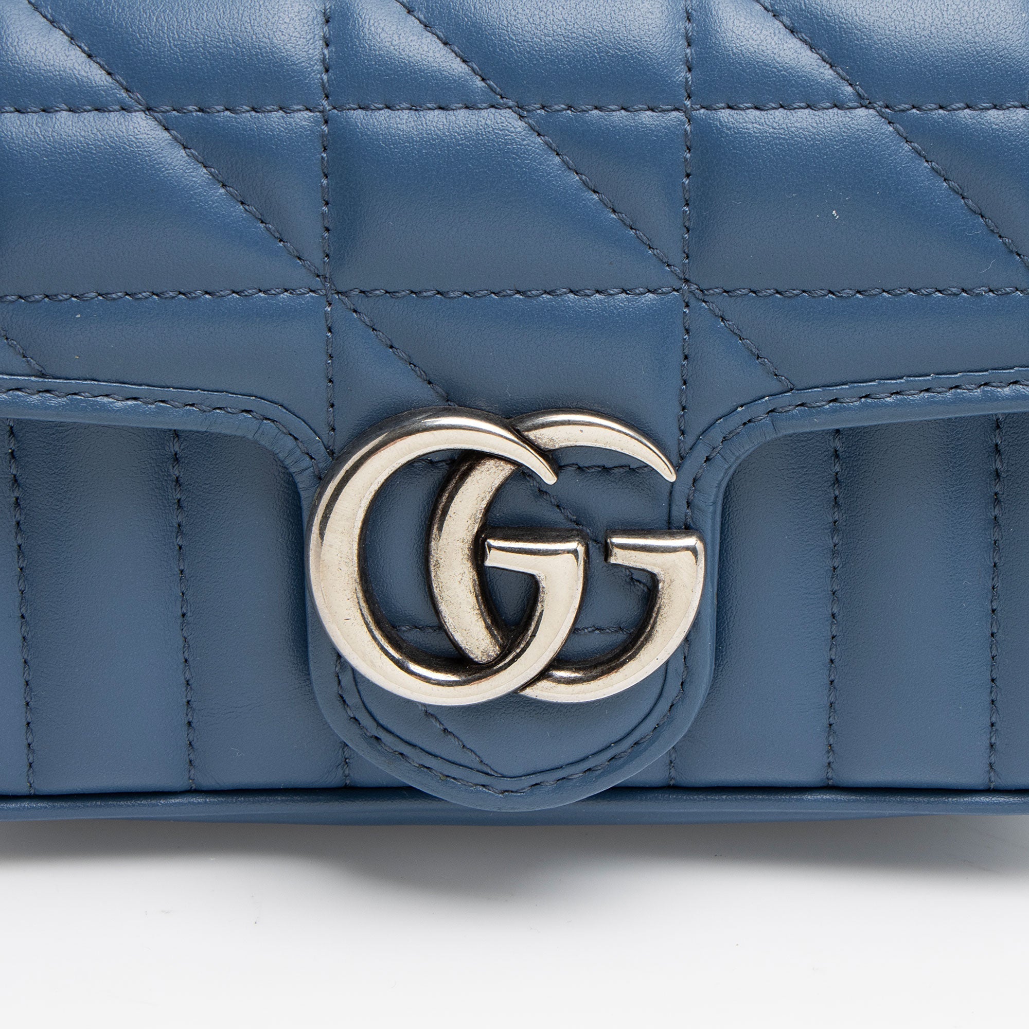Gucci Mixed Matelasse Leather GG Marmont Aria Mini Flap Bag
