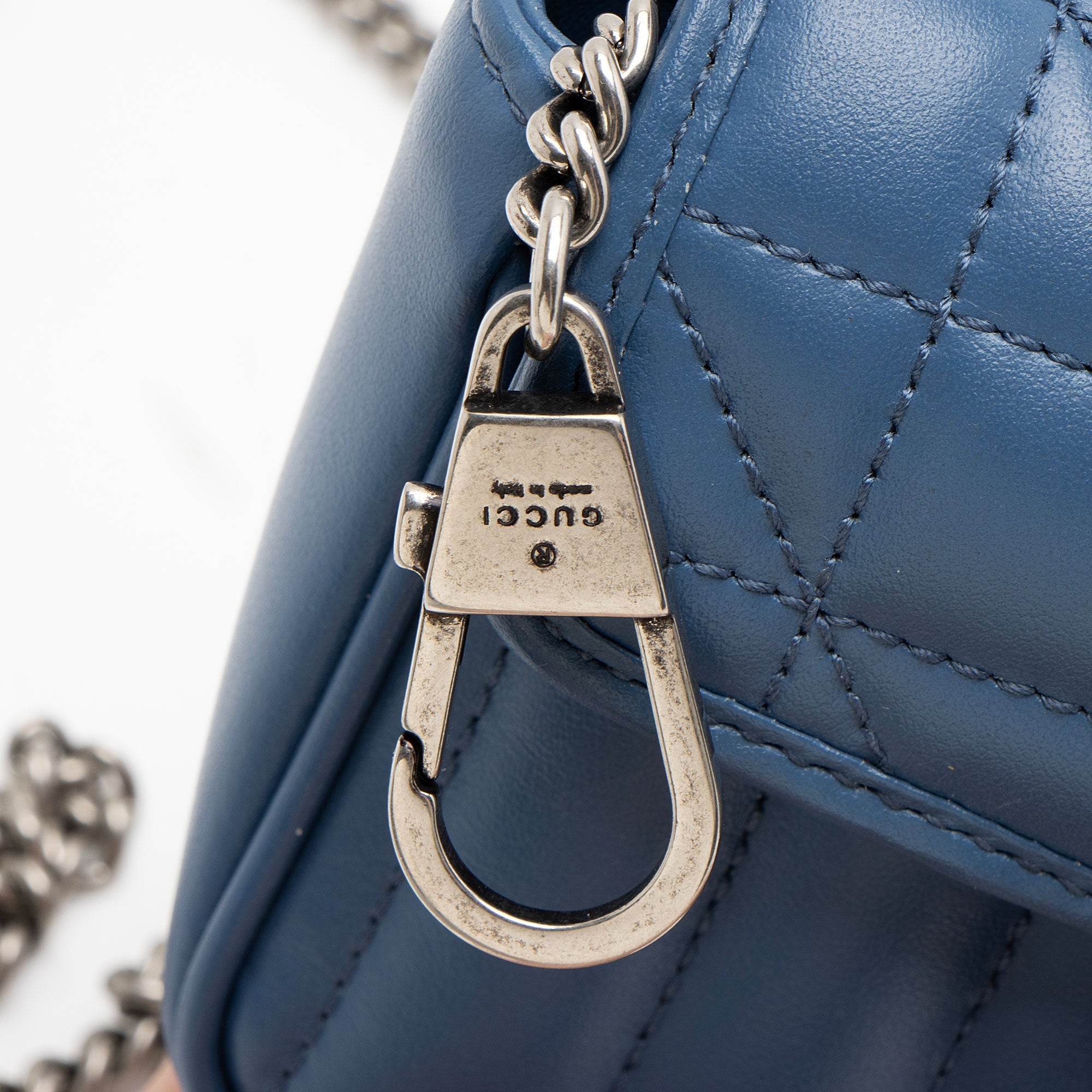 Gucci Mixed Matelasse Leather GG Marmont Aria Mini Flap Bag