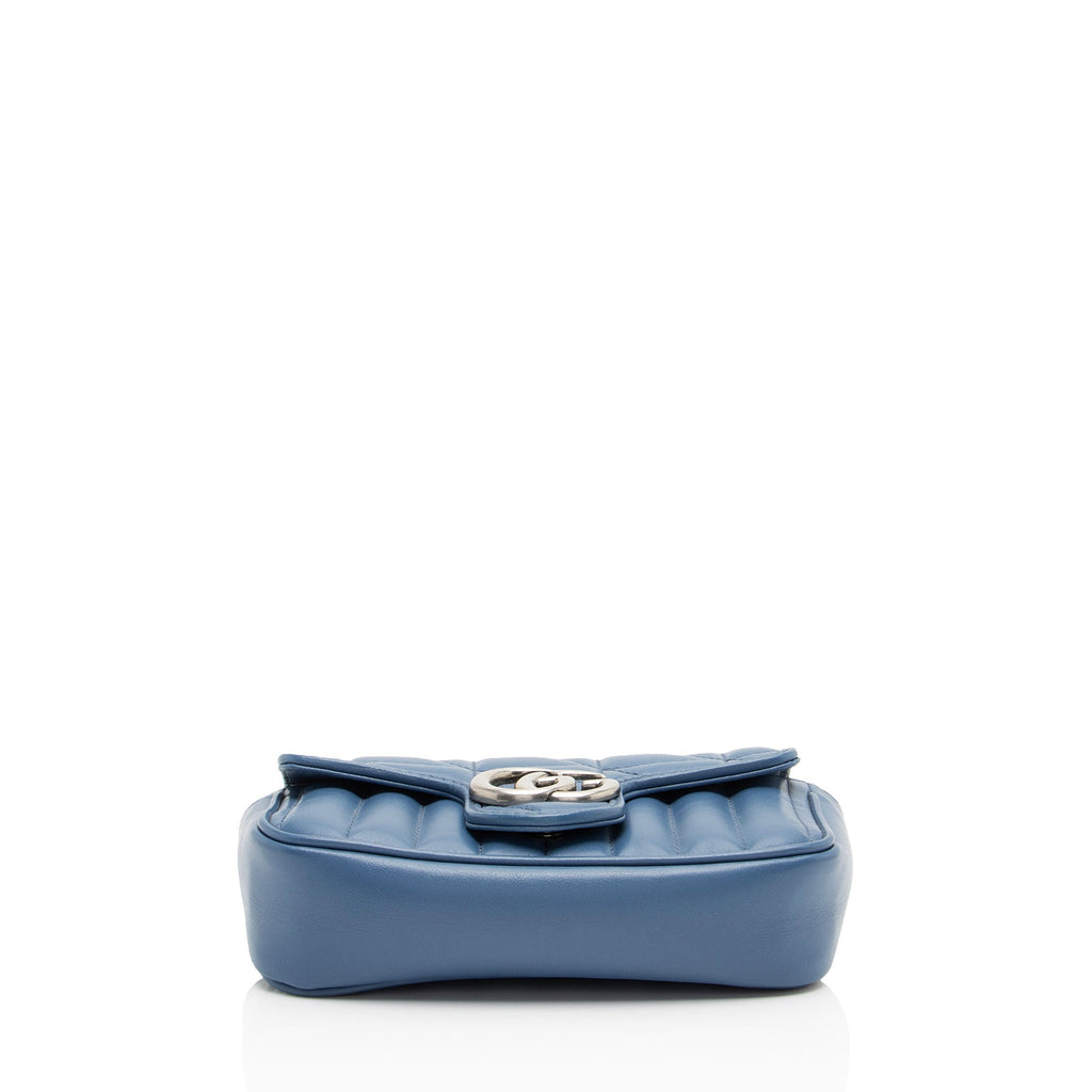 Gucci Mixed Matelasse Leather GG Marmont Aria Mini Flap Bag