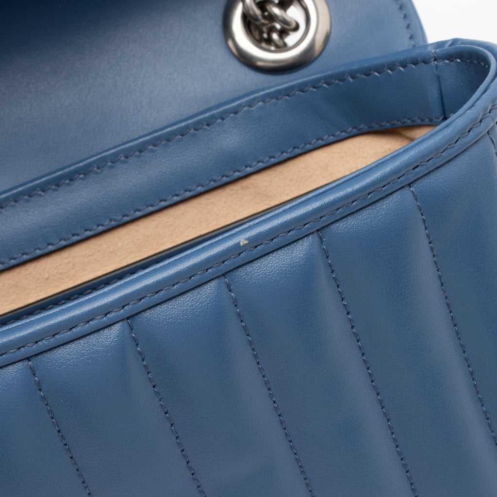 Gucci Mixed Matelasse Leather GG Marmont Aria Mini Flap Bag (SHF-FR8CYp)