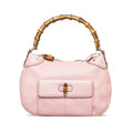 Gucci Nailhead Bamboo Handbag (SHG-InJ5MJ)
