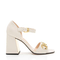 Gucci Nappa Leather Horsebit Sandals - Size 10.5 / 40.5