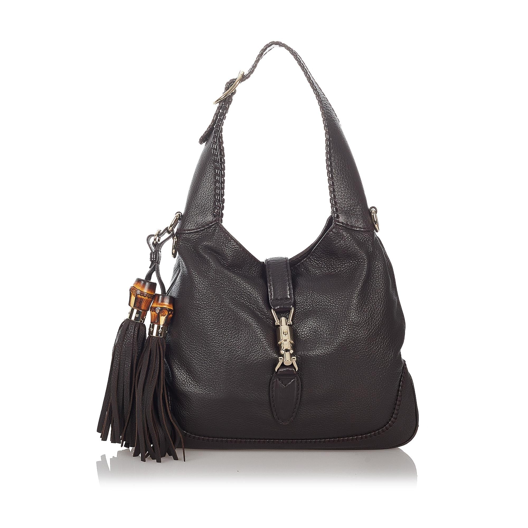 Gucci New Jackie Leather Shoulder Bag (SHG-26882)