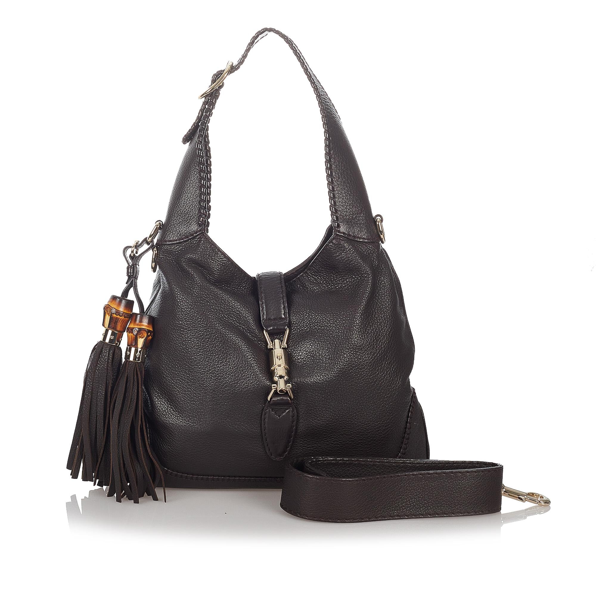 Gucci New Jackie Leather Shoulder Bag (SHG-26882)