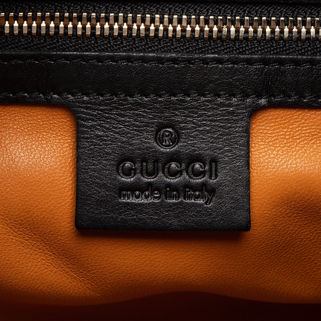 Gucci Nubuck Leather Jackie Medium Shoulder Bag (SHF-IN61fj)