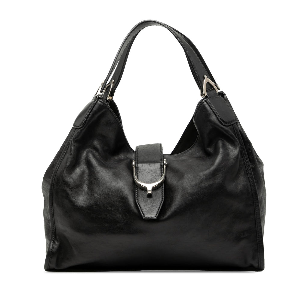 Gucci Nubuck Soft Stirrup Tote