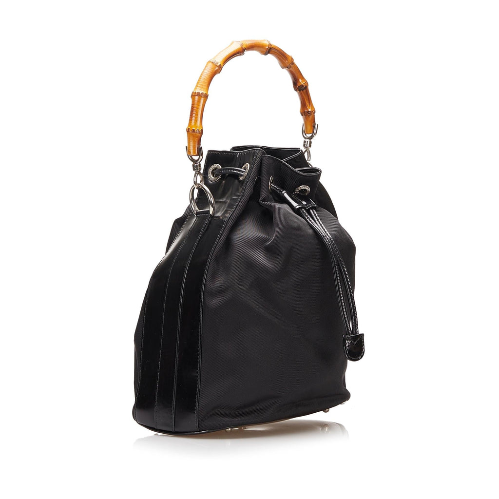 Gucci Nylon Bamboo Bucket (SHG-2zTbNP)