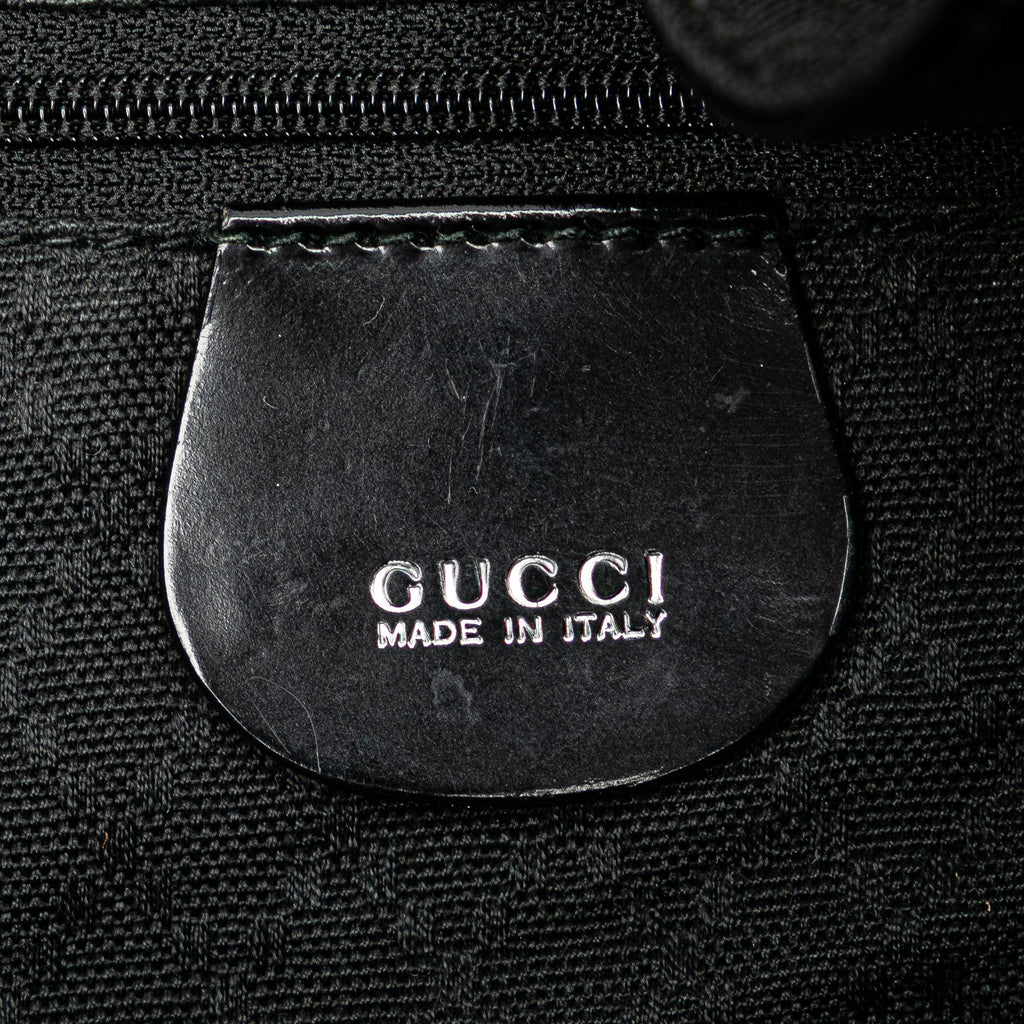 Gucci Nylon Bamboo Satchel