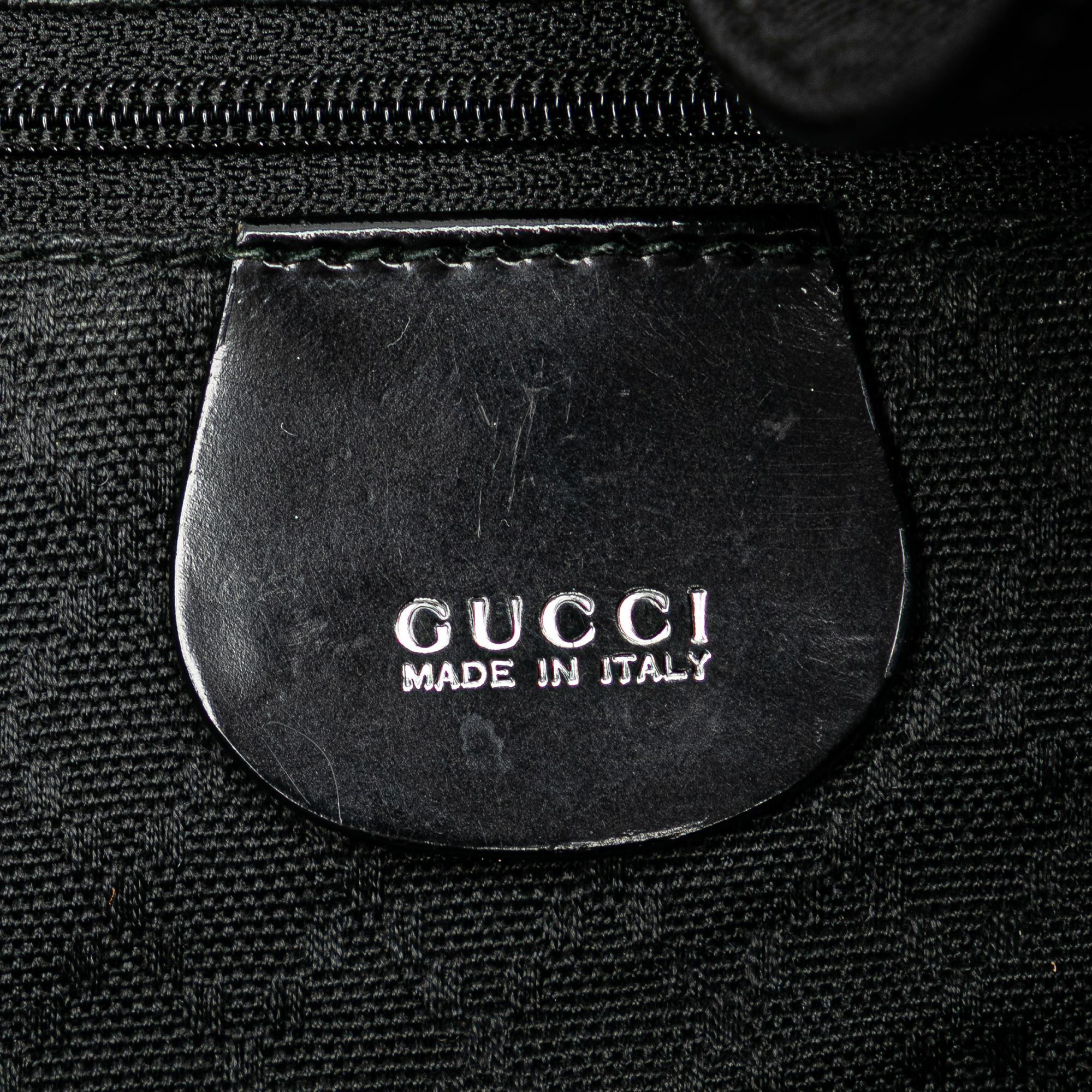 Gucci Nylon Bamboo Satchel