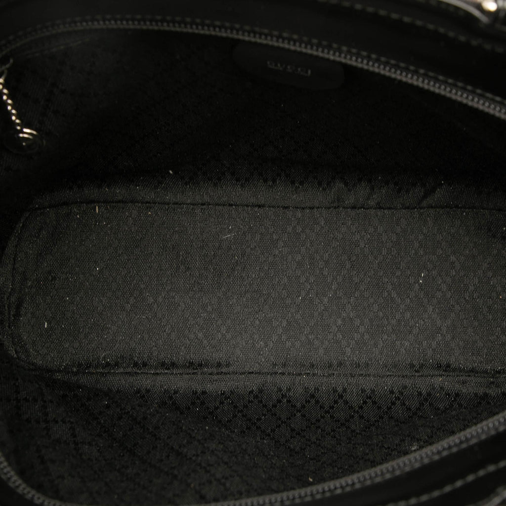 Gucci Nylon Bamboo Satchel
