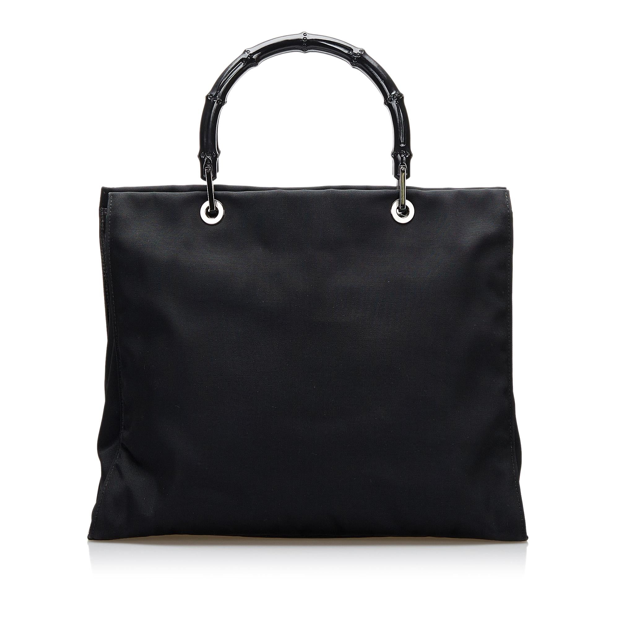 Gucci Nylon Bamboo Tote Bag (SHG-36501)