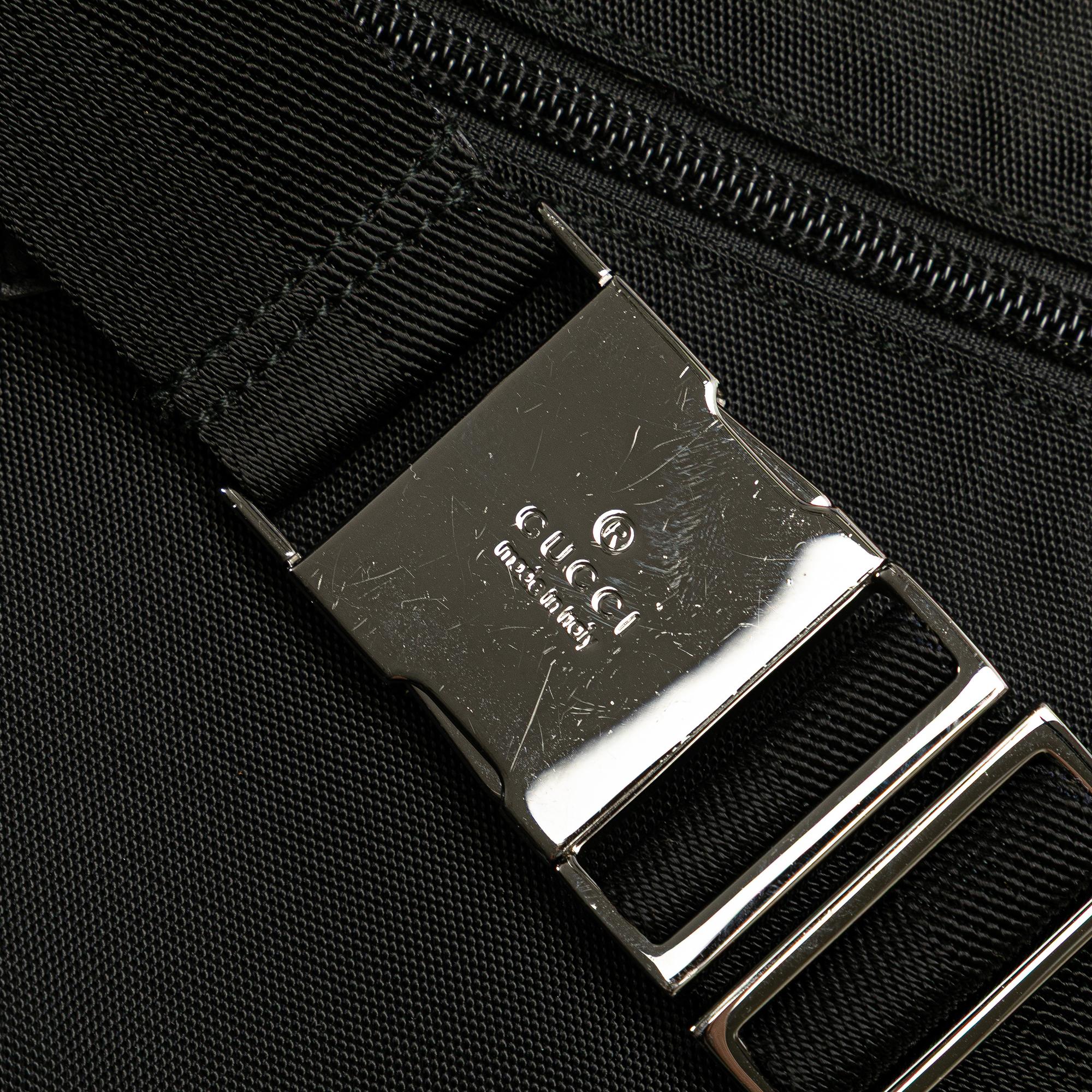Gucci Nylon Double Pocket Belt Bag