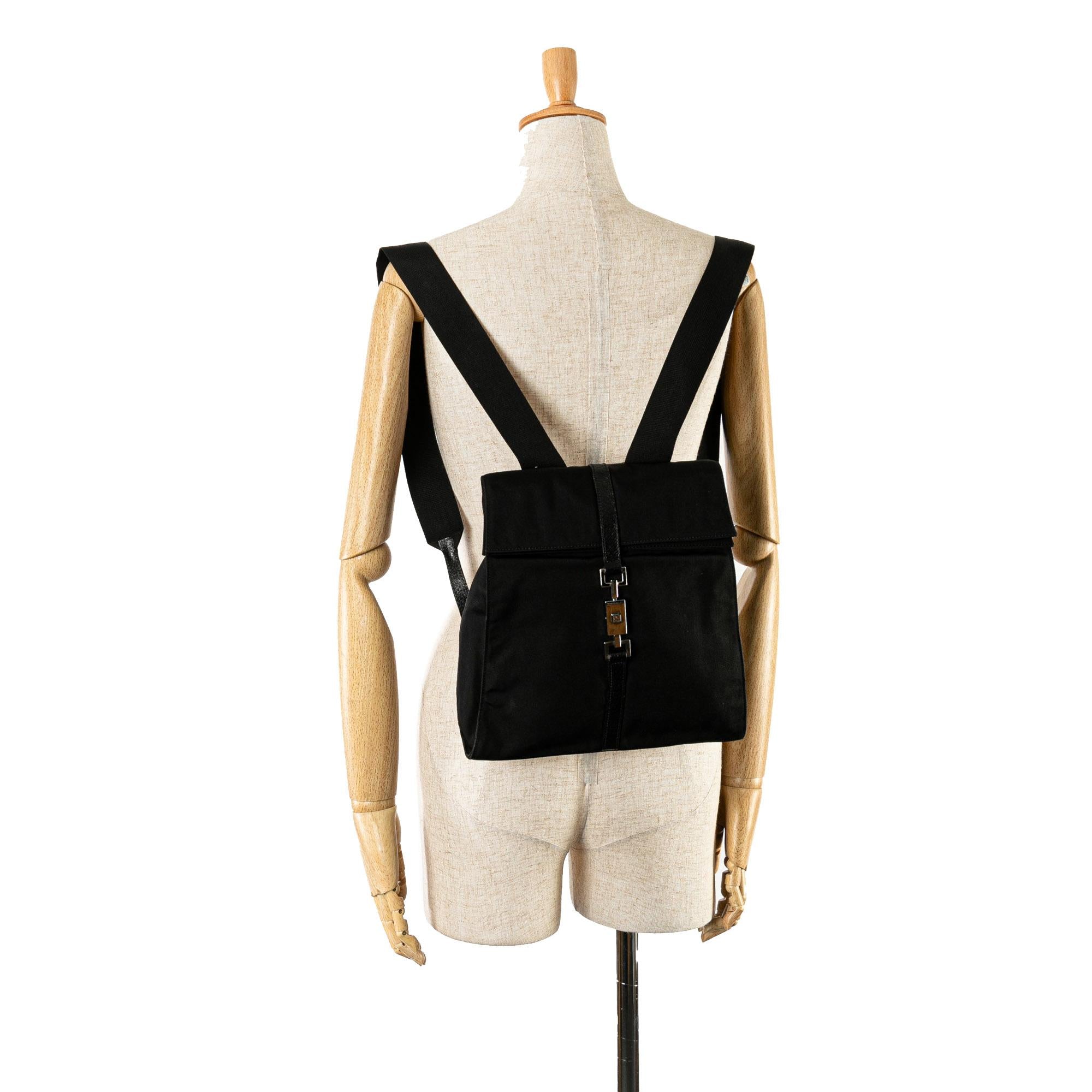 Gucci Nylon Jackie Backpack (SHG-TfE3Ni)