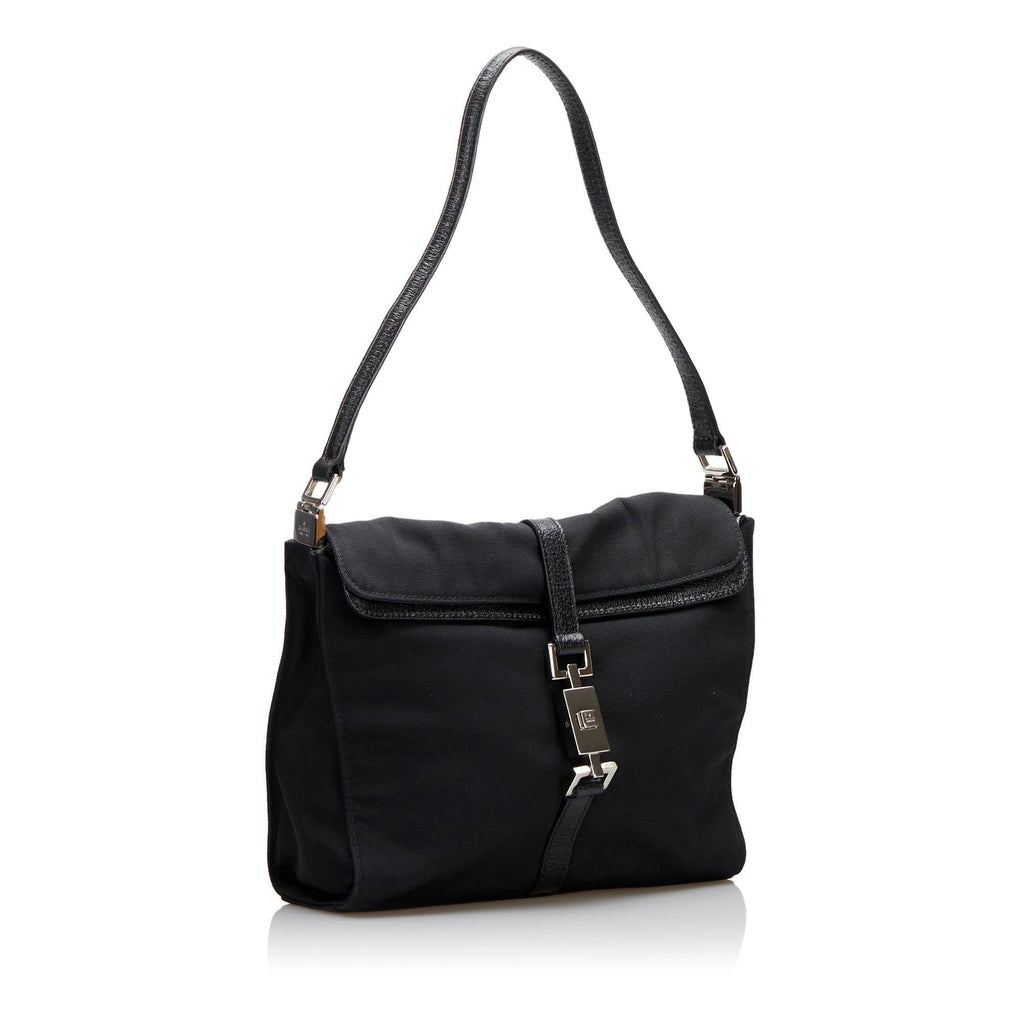 Gucci Nylon Jackie Shoulder Bag (SHG-c1Jvvt)