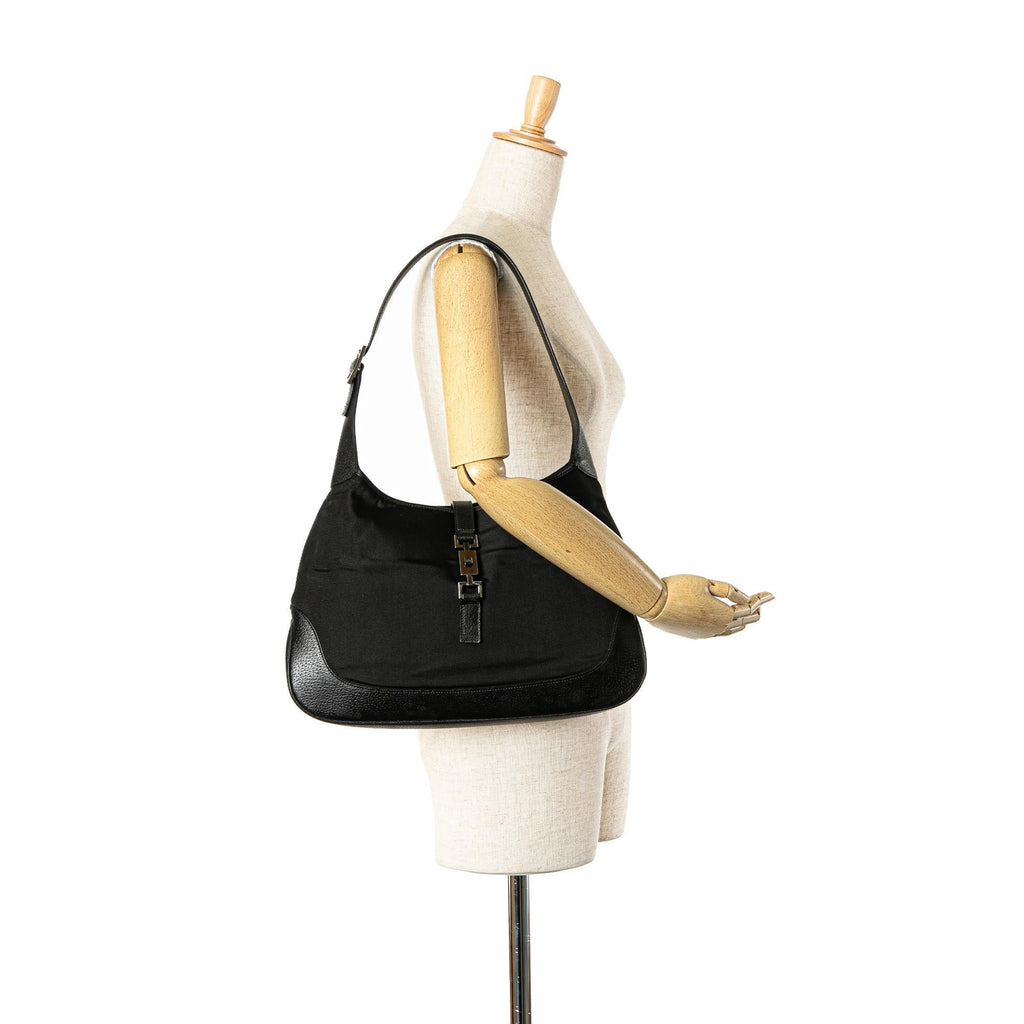 Gucci Nylon Jackie Shoulder Bag (SHG-kDXR6T)