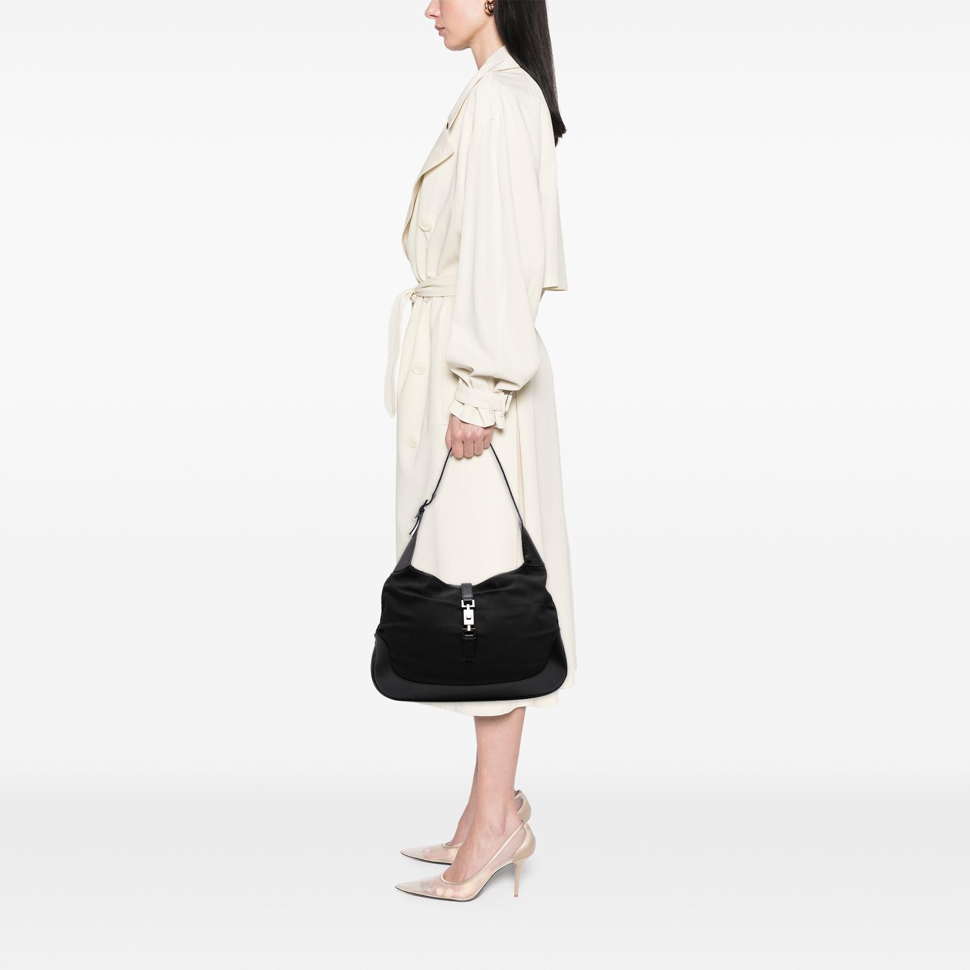 Gucci Nylon Jackie Shoulder Bag