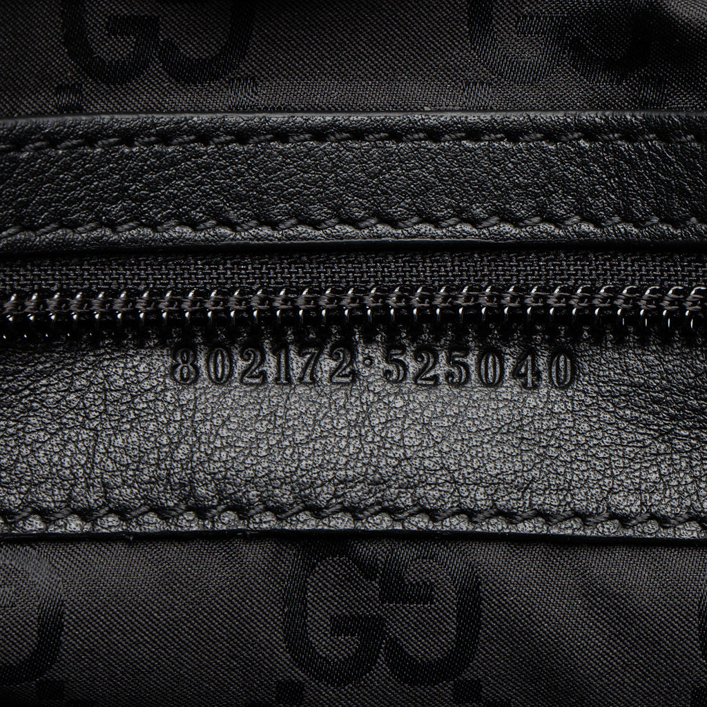 Gucci Nylon Embossed Web Large Tote