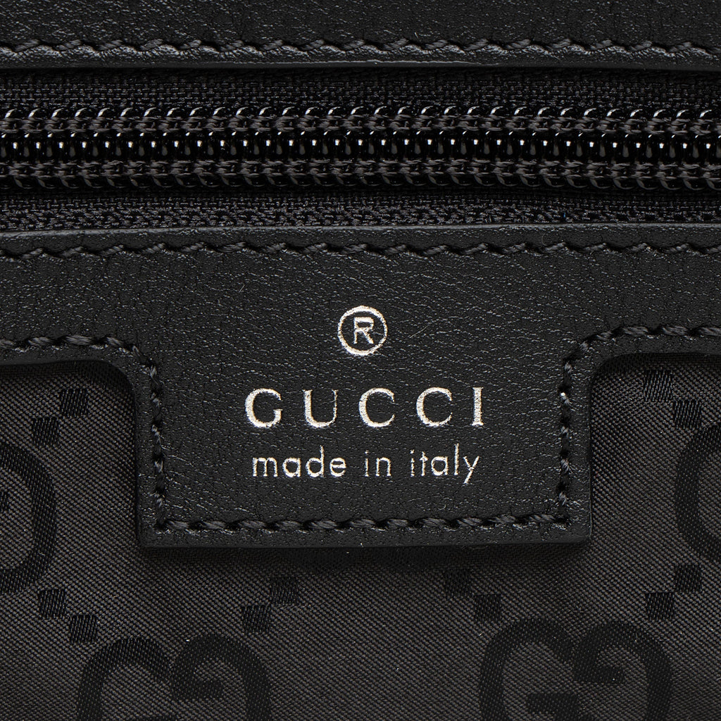Gucci Nylon Embossed Web Large Tote